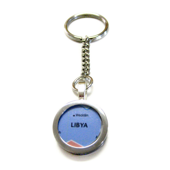 Libya Map Keychain - Picture 1 of 2